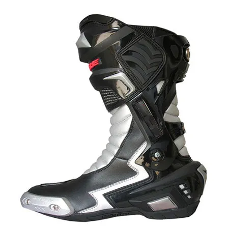 Leather Racing Boots Speedy Leather Biker Gears 66