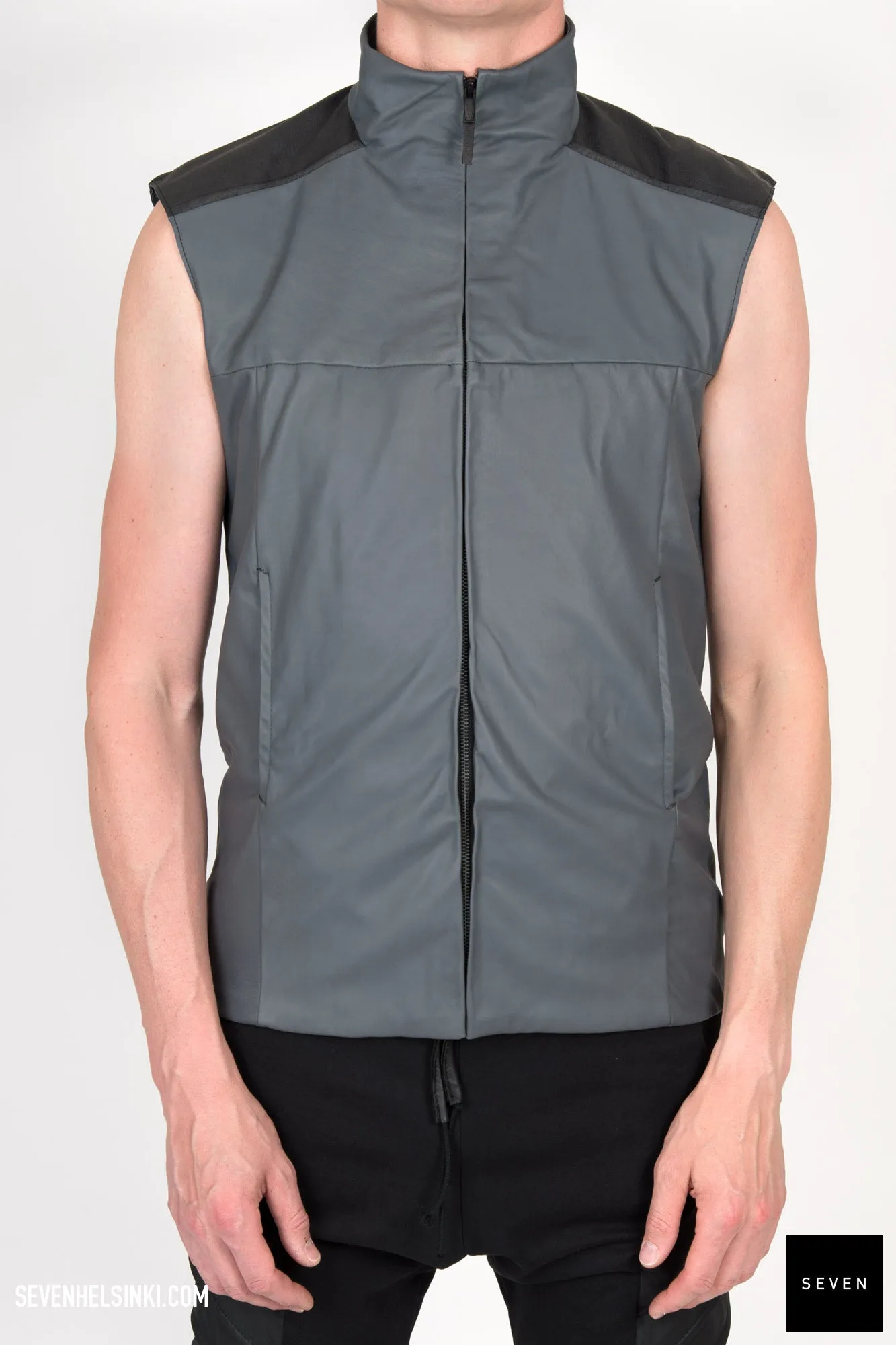 LEATHER VEST
