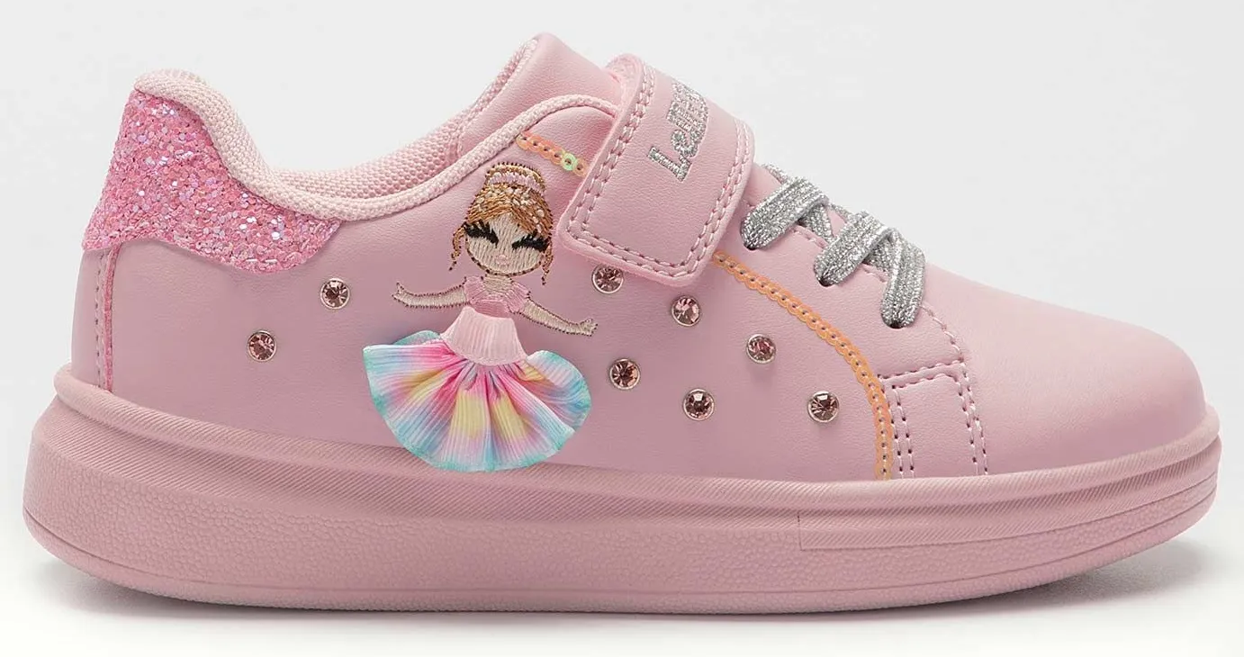 Lelli Kelly LK 3826 Mille Stelle Tutu Pink Rosa Ballerina Trainers with interchangeable tutus