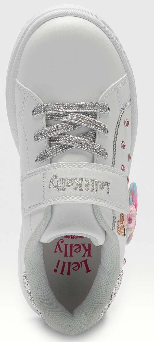 Lelli Kelly LK 4826 Mille Stelle Tutu White Ballerina Trainers with interchangeable tutus