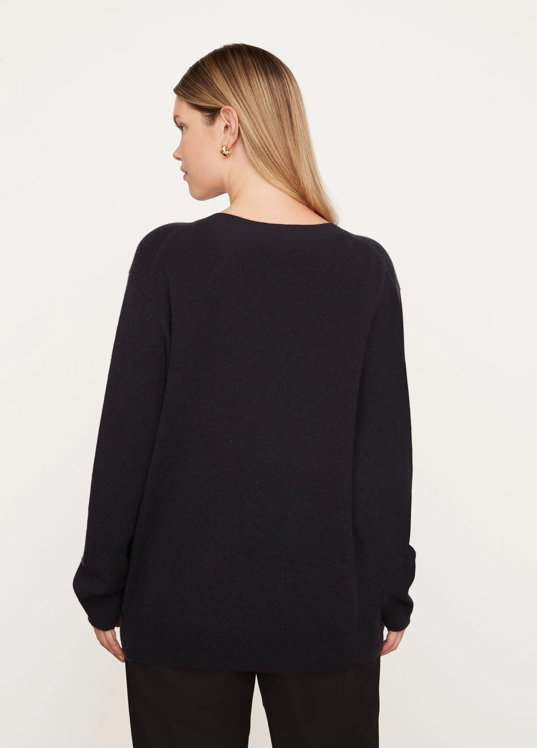 Lightweight Cashmere Weekend V-Neck Pullover