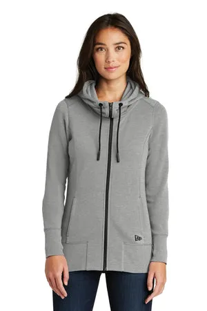 LNEA511 New Era ® Women's Tri-Blend Fleece Full-Zip Hoodie.