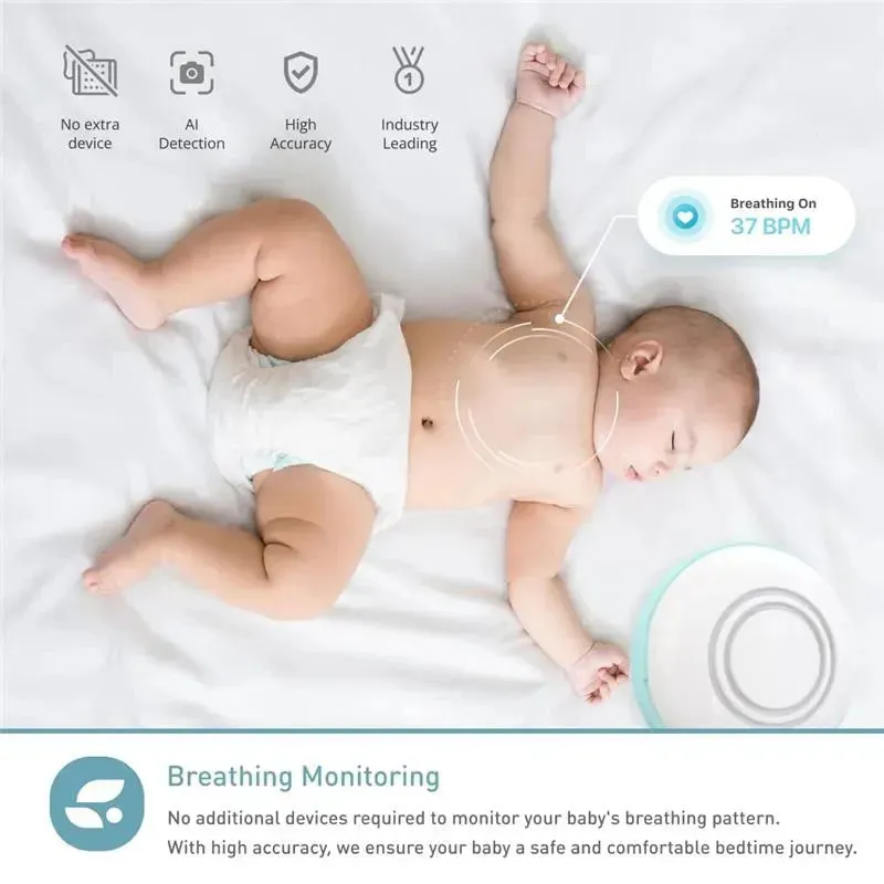 Lollipop - Baby Monitor Full-Featured Smart Wi-Fi Camera, Cotton Candy