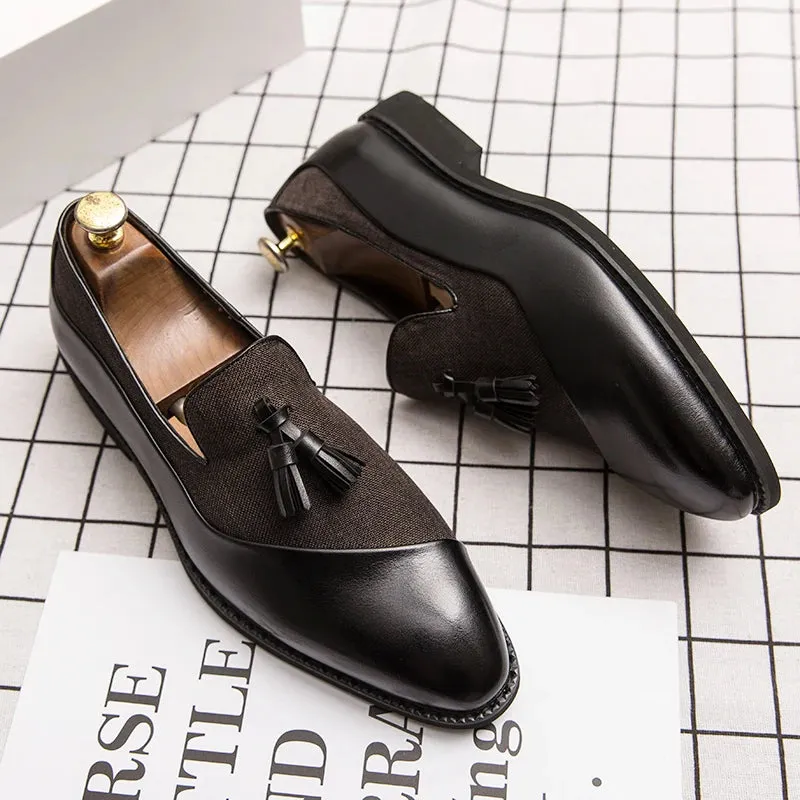 Louis Nattero Leather Tassel Loafers