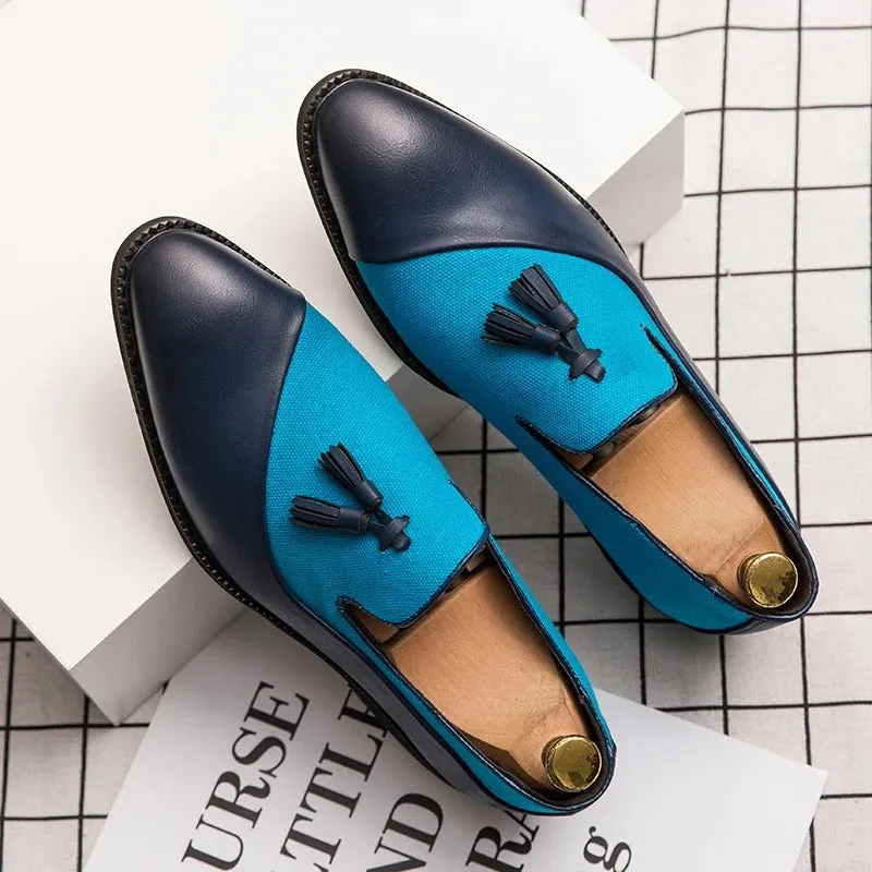 Louis Nattero Leather Tassel Loafers