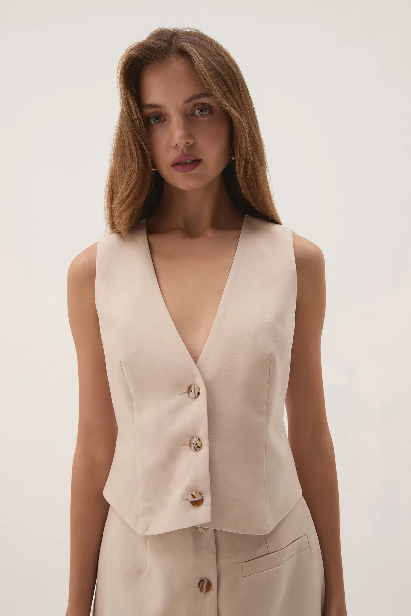 Lucine Tailored Vest