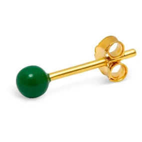 LULU COPENHAGEN Enamel Color Ball Green 1 Piece