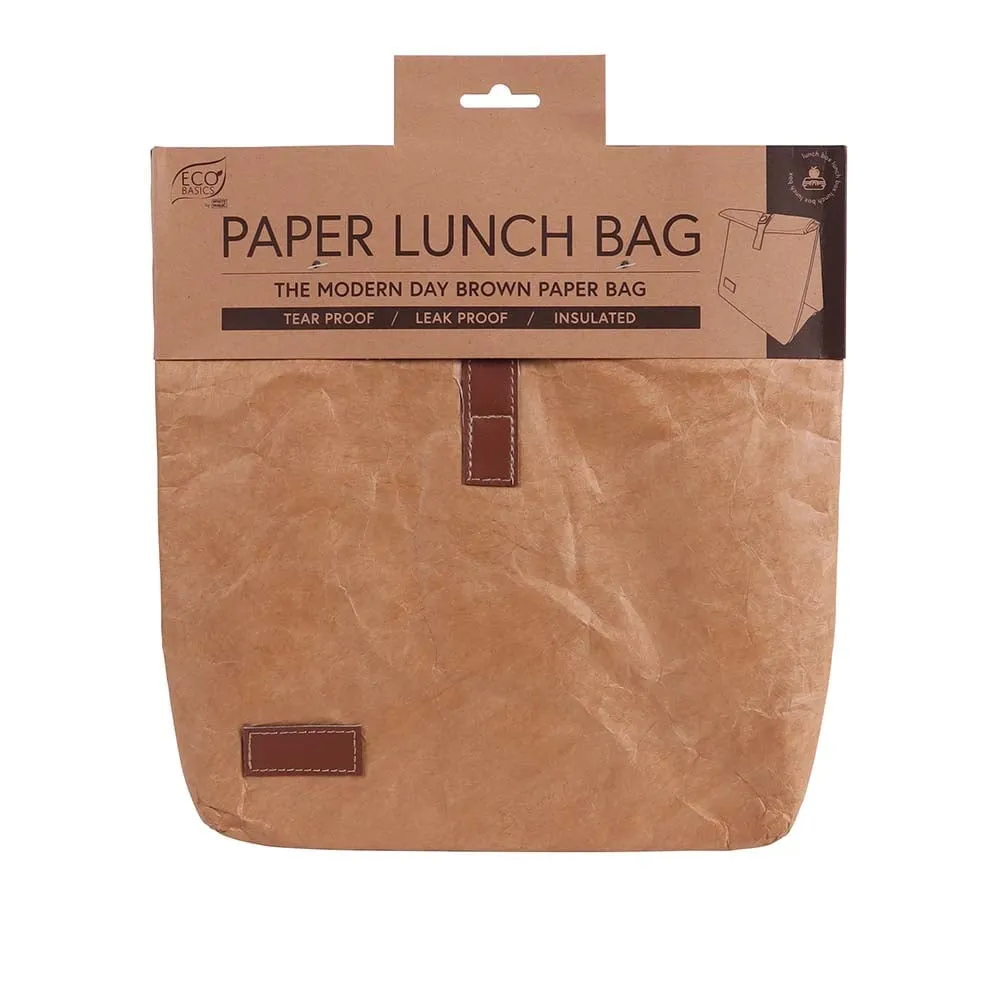 Lunch Bag Brown Paper Reusable