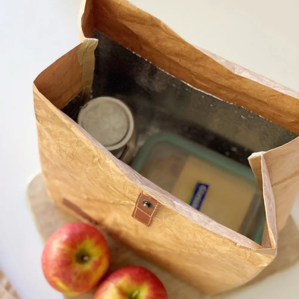 Lunch Bag Brown Paper Reusable