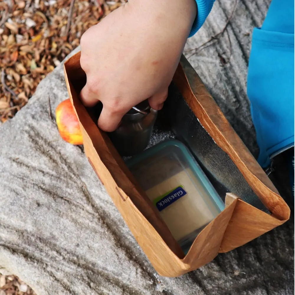 Lunch Bag Brown Paper Reusable