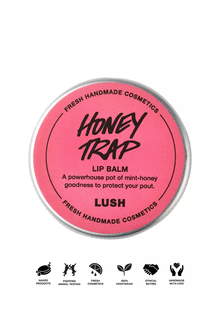 Lush Fresh Handmade Cosmetics Honey Trap Lip Balm (12g)