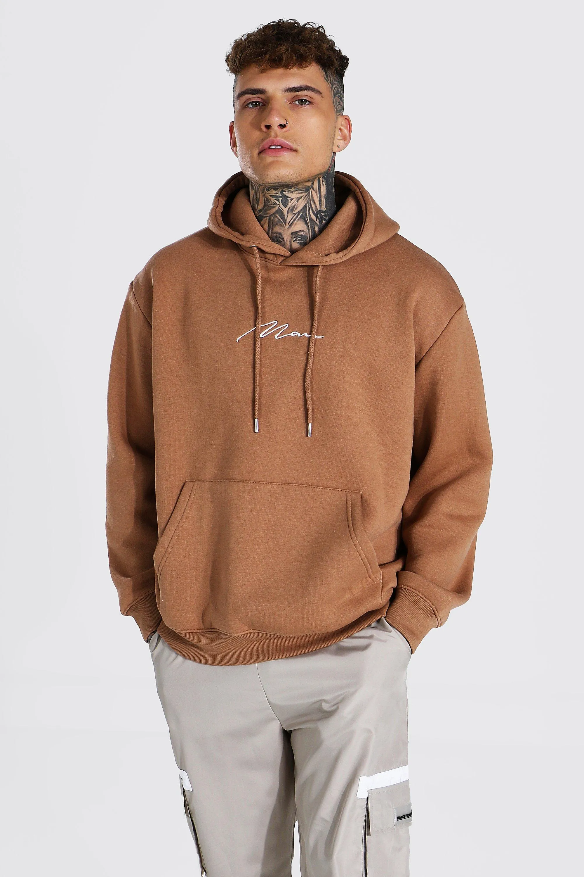 Man Signature Oversized Hoodie