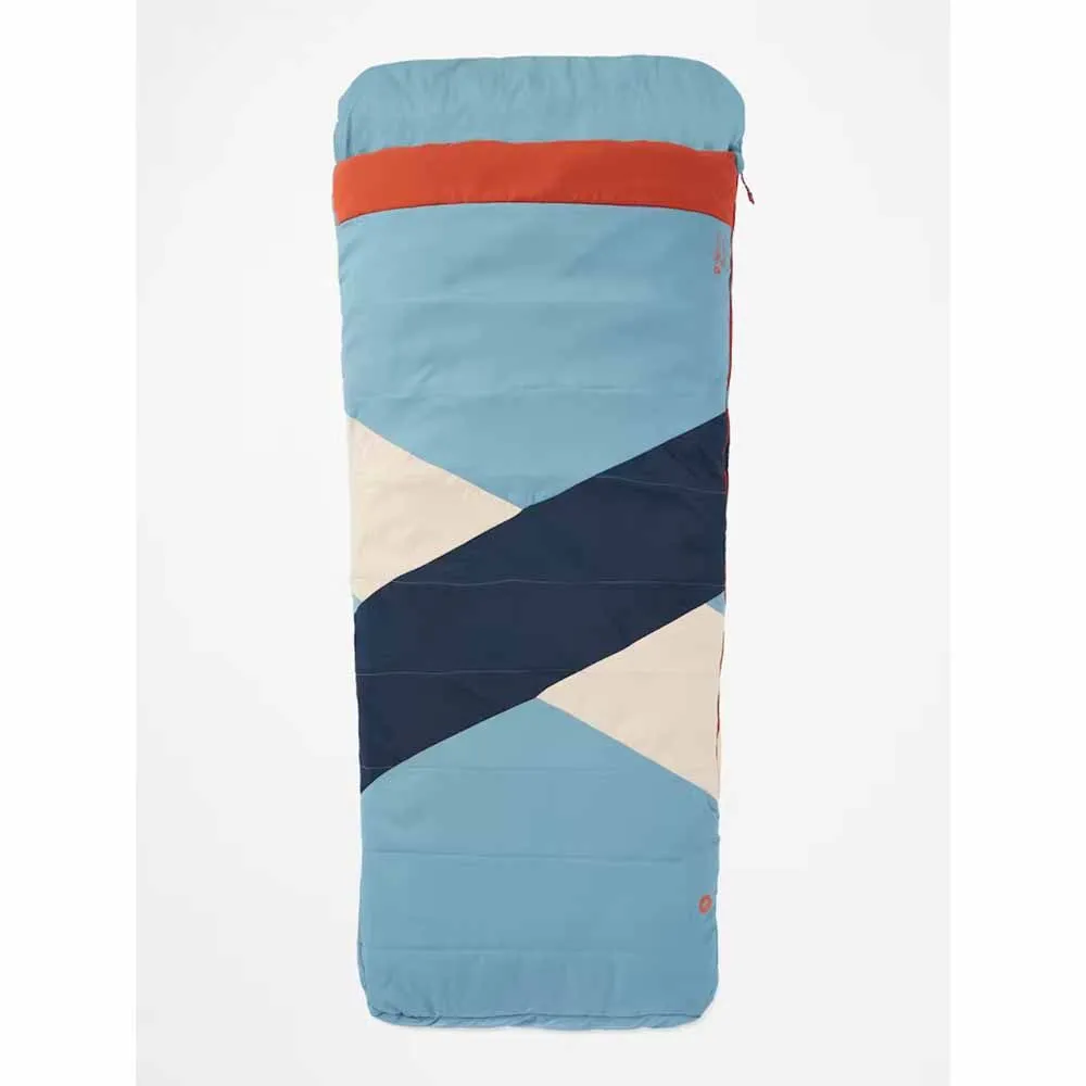 Marmot Idlewild 30 Left Zipper Sleeping Bag - Cascade Blue/Picante