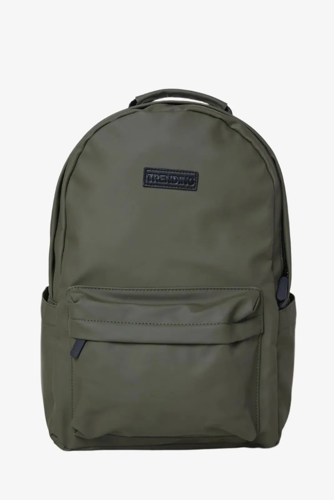 Men Olive Printed Backpack