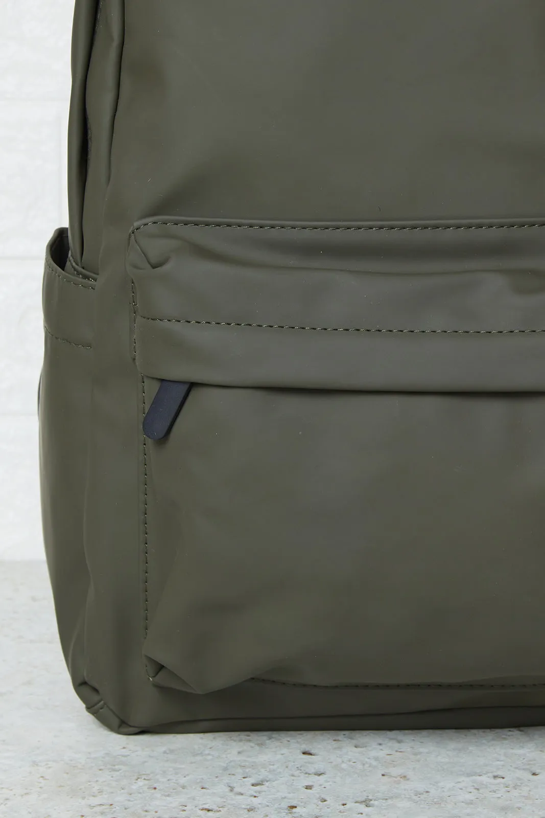 Men Olive Printed Backpack