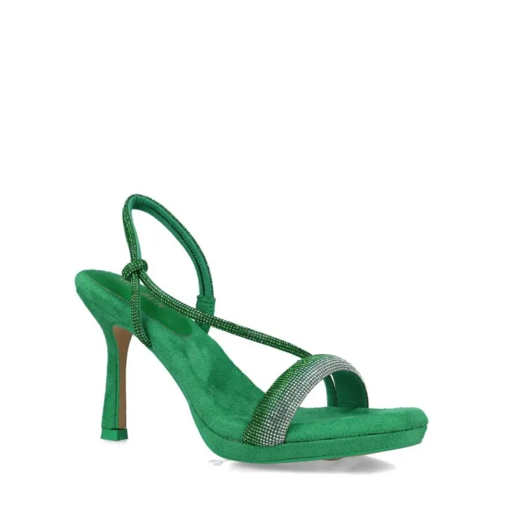 Menbur 24804 NERIO Scarpe Donna Sandali Gioiello Tacco Alto Emerald Green