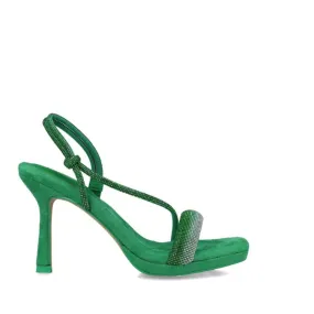 Menbur 24804 NERIO Scarpe Donna Sandali Gioiello Tacco Alto Emerald Green