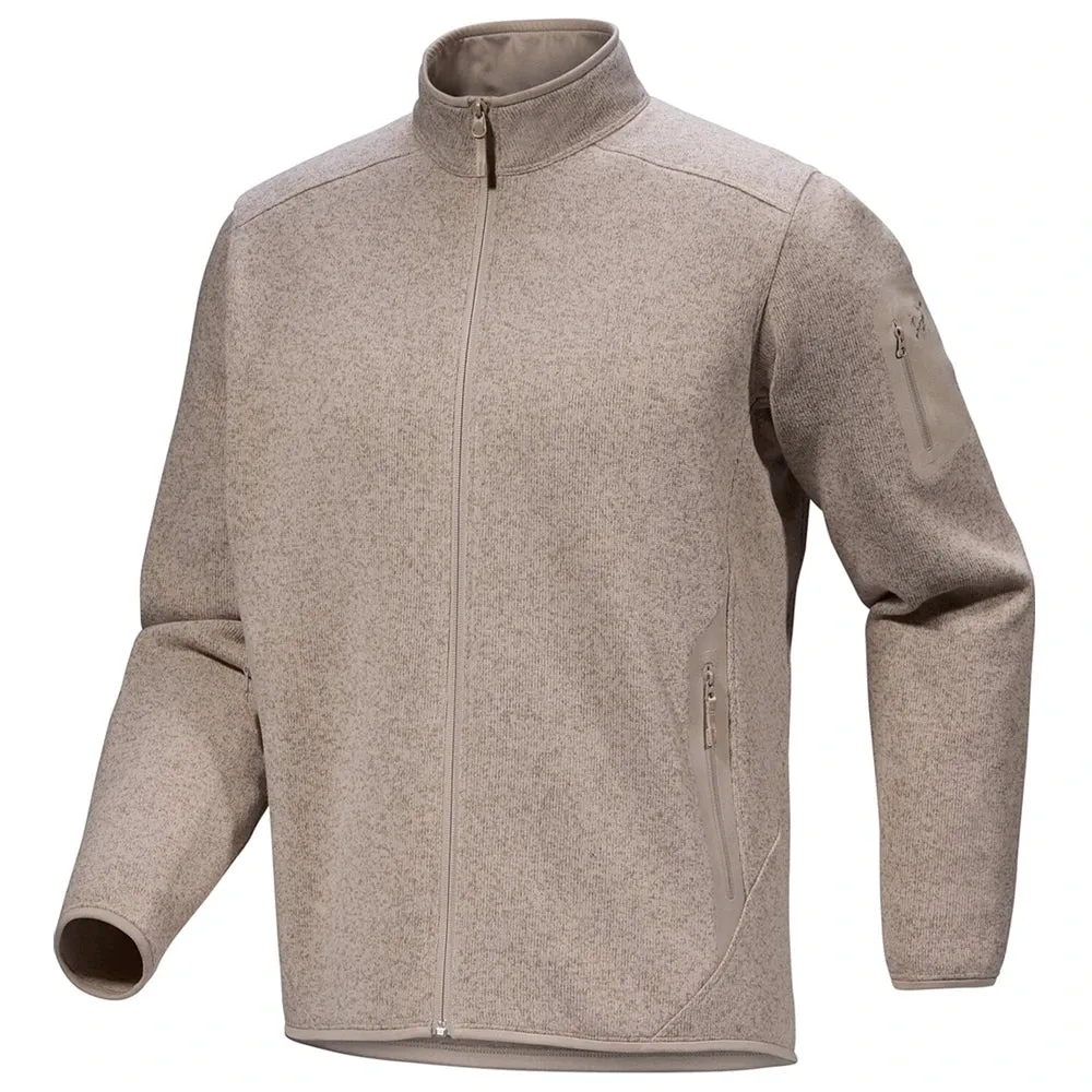 Men's Covert Cardigan - Rune Heather