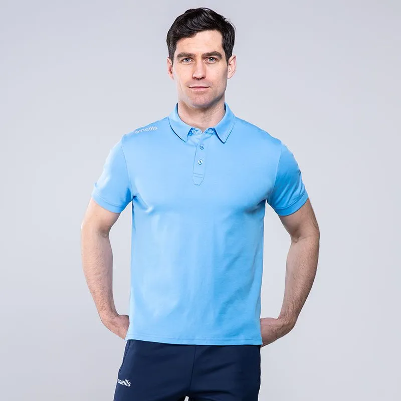 Men's Pima Cotton Polo Shirt Sky