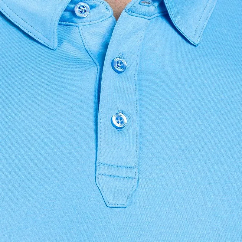 Men's Pima Cotton Polo Shirt Sky