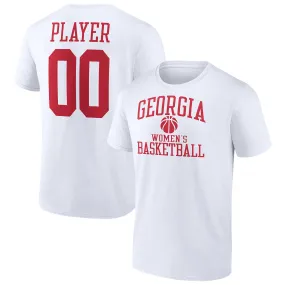 Men's White Georgia Bulldogs Women's Basketball Pick-A-Player NIL Gameday Tradition T-Shirt