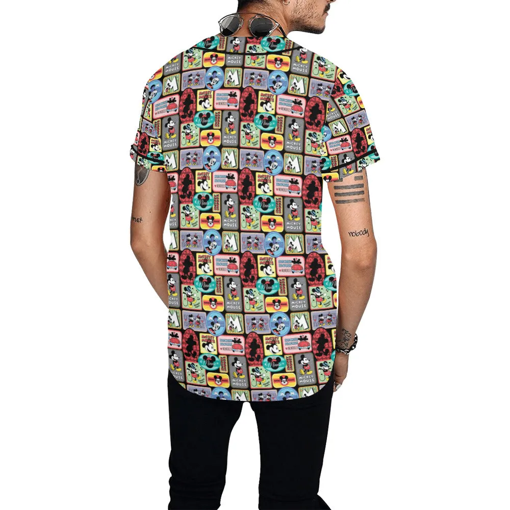 Mickey Stickers Baseball Jersey