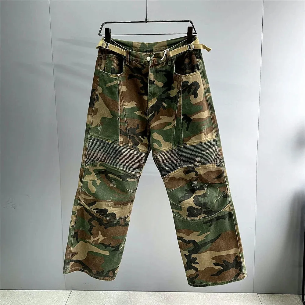 Military Camouflage Cargo Pants