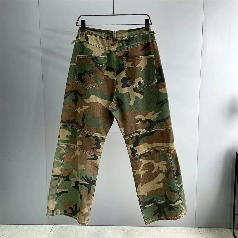 Military Camouflage Cargo Pants