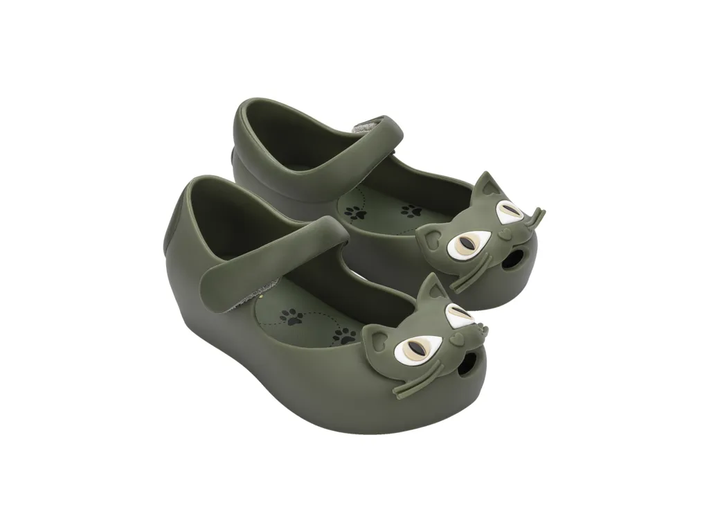 Mini Melissa Ultragirl II SP Green Sandals For Babies