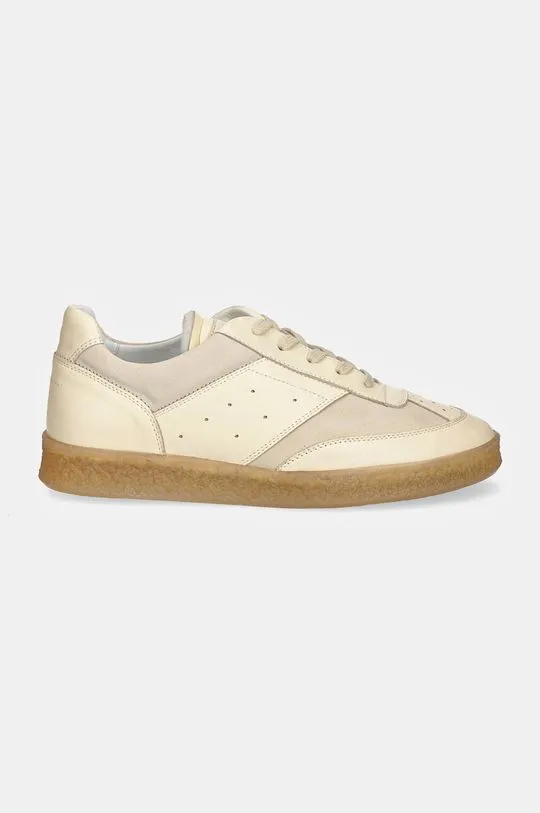 MM6 Maison Margiela sneakers beige color SH1WS0003.P7984