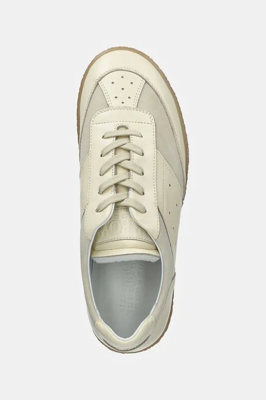 MM6 Maison Margiela sneakers beige color SH1WS0003.P7984