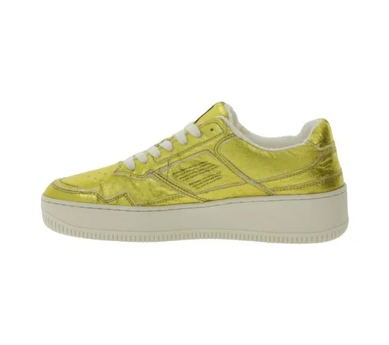 MoEa GEN1 Pineapple sneakers lucide da donna scarpe stringate sostenibili vegan MOEA-BASGN1-18 oro