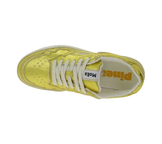 MoEa GEN1 Pineapple sneakers lucide da donna scarpe stringate sostenibili vegan MOEA-BASGN1-18 oro