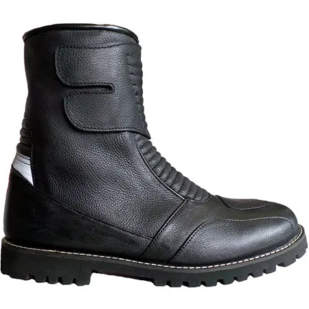 Motorcycle Leather Boots optimistic Biker Style 1.0