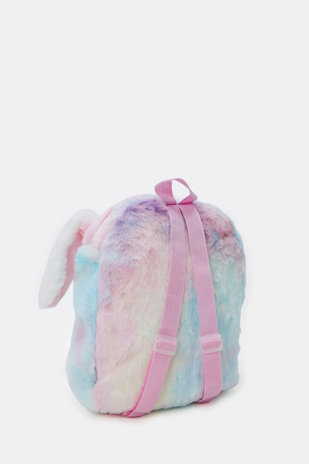 Multi Colour Character Faux Fur Backpack