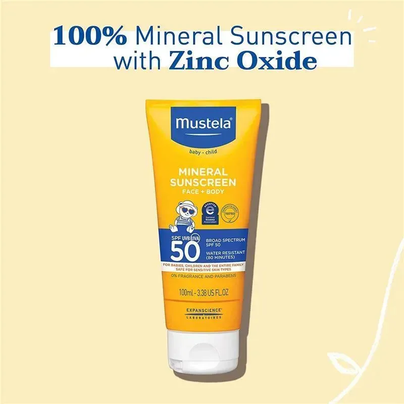 Mustela - Baby Mineral Sunscreen Lotion Face & Body SPF 50