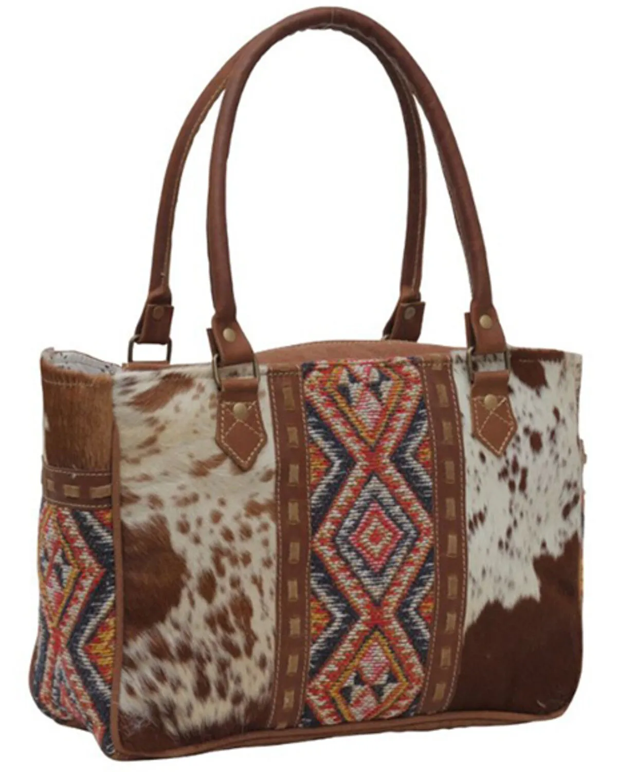 Myra Bag Women's Cowhide Embroidery Tote