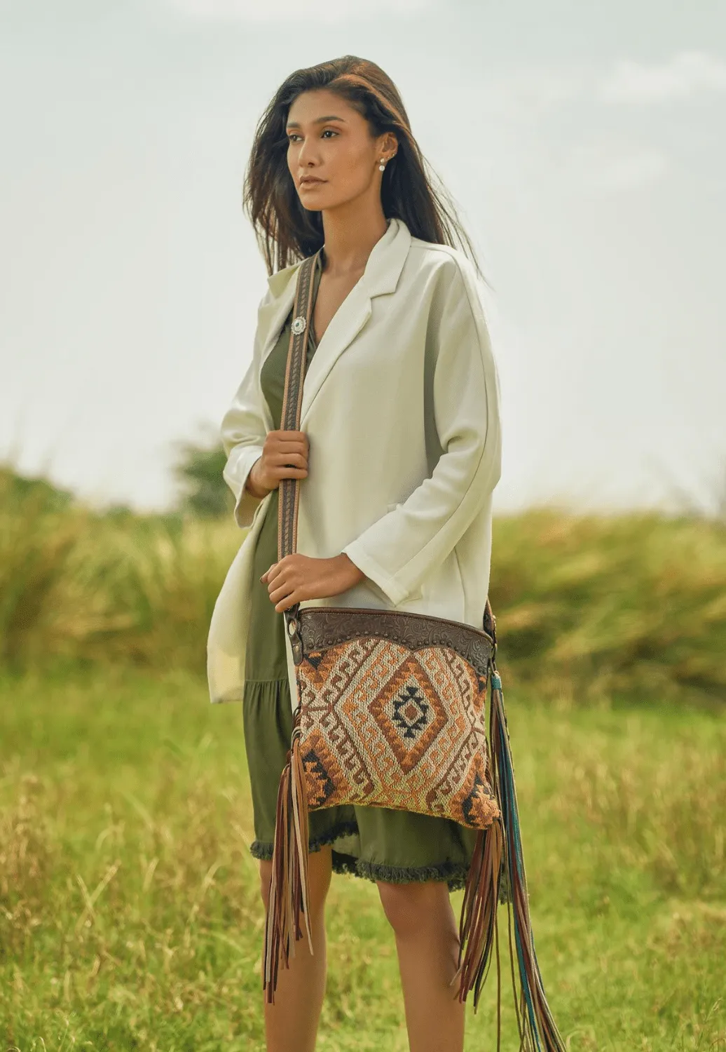 Myra Psychedelic Tones Shoulder Bag