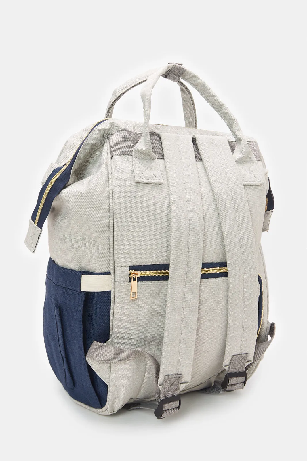 Navy And White Diaper Backpack