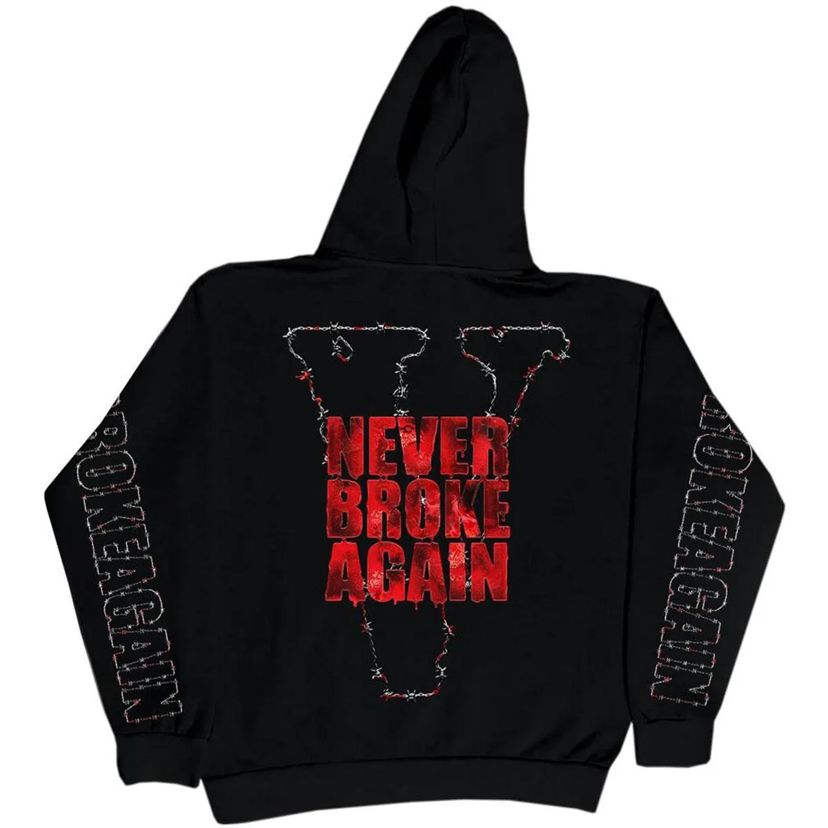 NeverBrokeAgain Vlone Haunted Hoodie (Black)