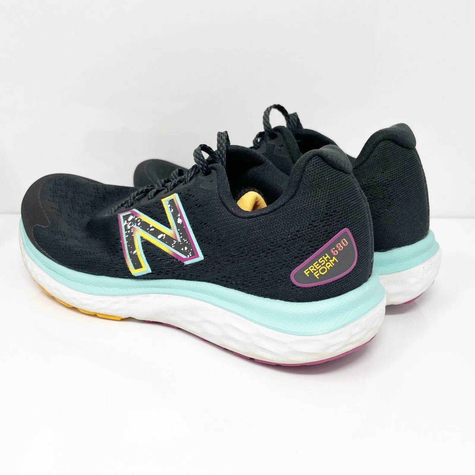 New Balance Unisex FF 680 V7 W680NK7 Black Running Shoes Sneakers Sz M 6 W 7.5 B