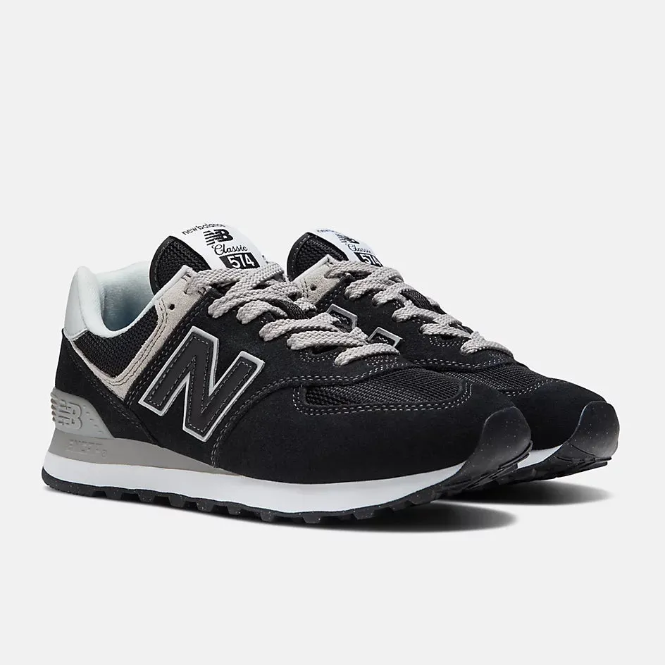 New Balance Women's WL574EVB Black White