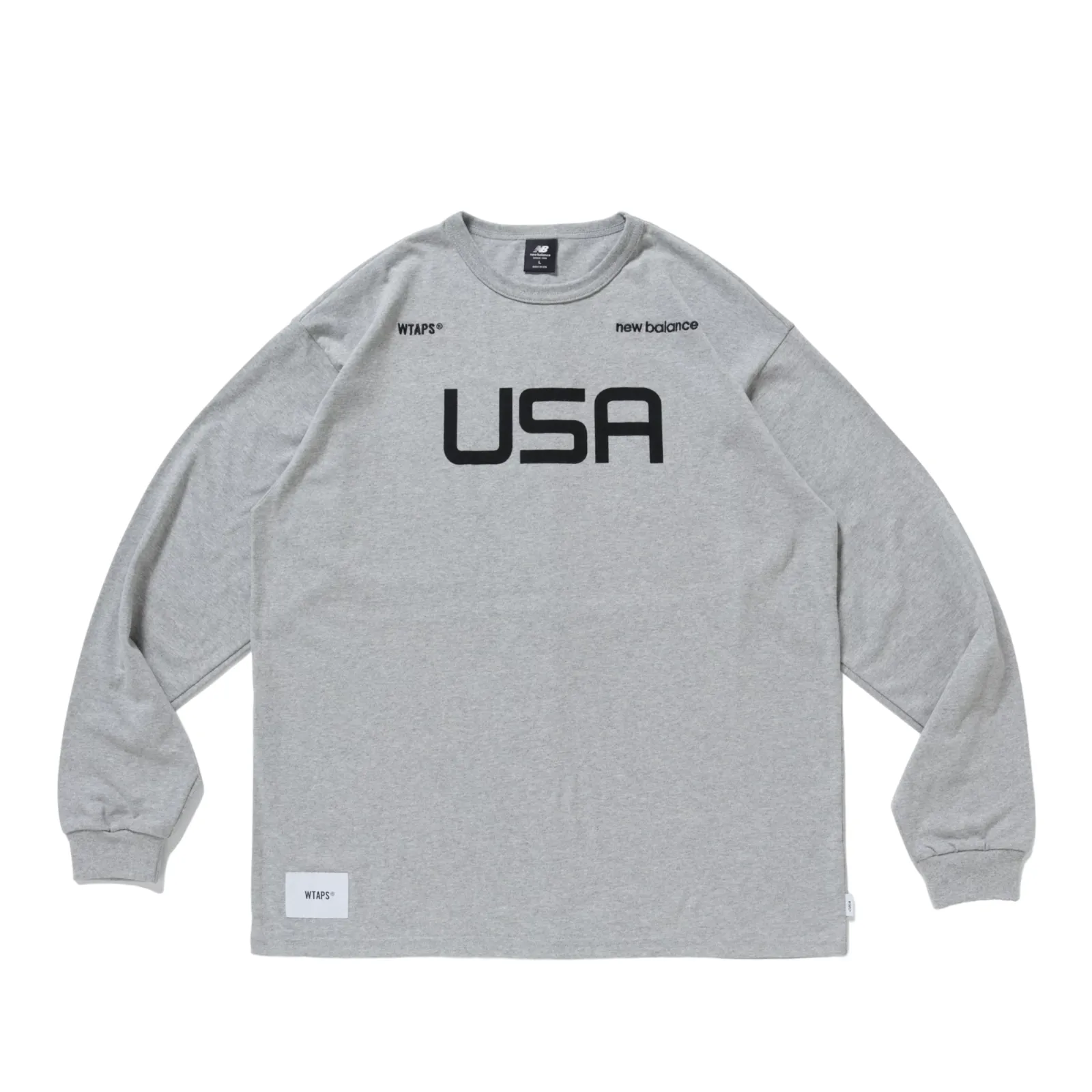 New Balance x WTAPS TC Long Sleeved Jersey Tee - Grey
