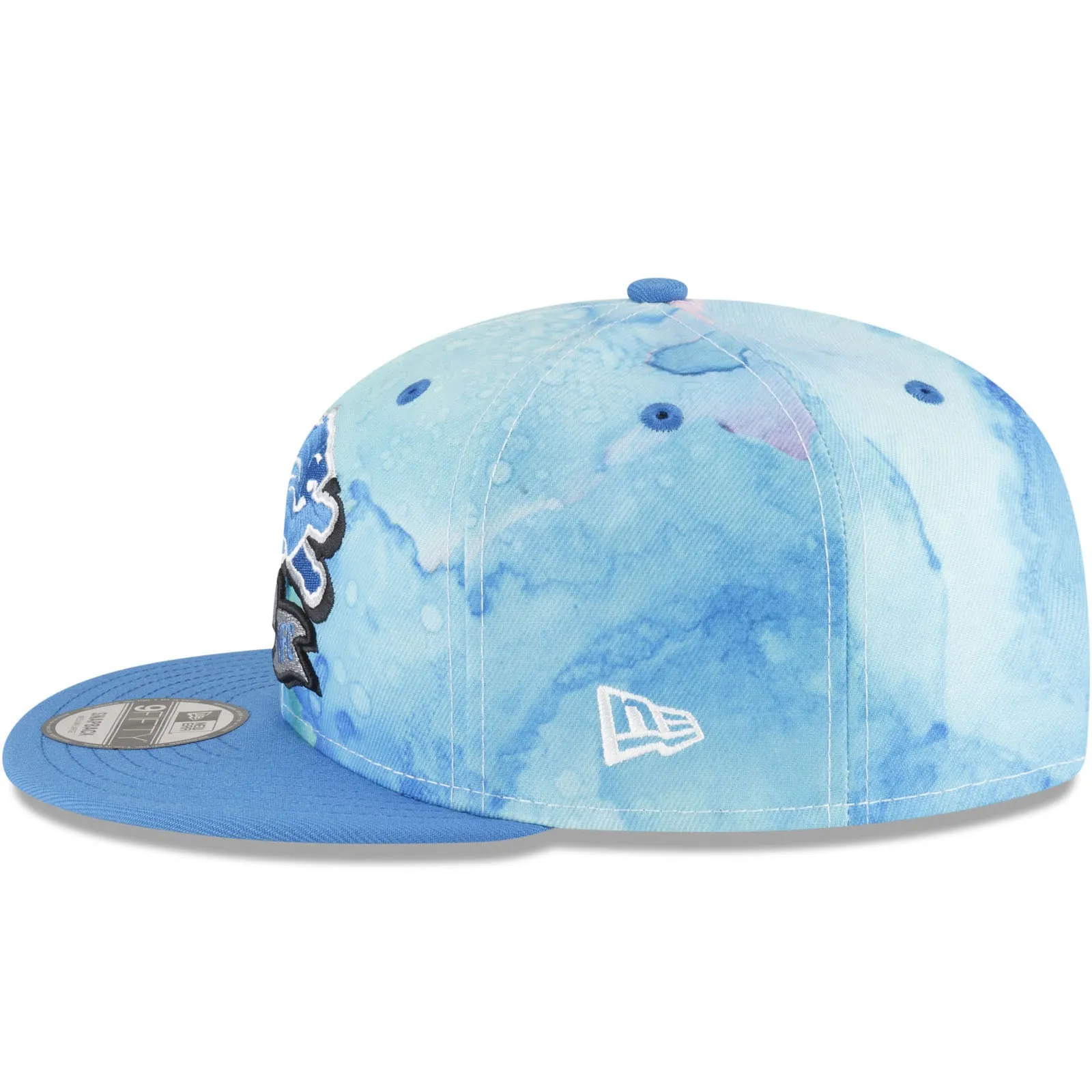 New Era Detroit Lions NFL 2022 Sideline Ink 9FIFTY Baseball Cap - Blue