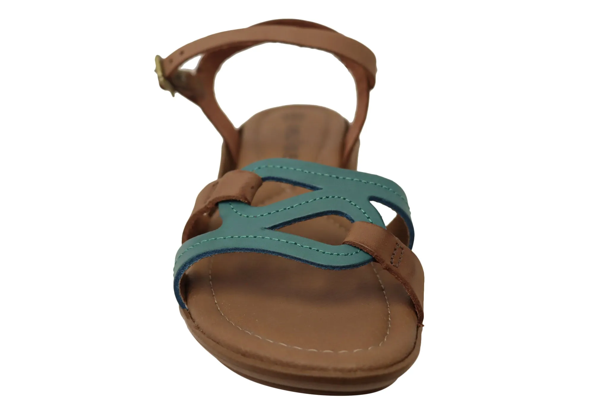 New Face Leni Womens Comfortable Leather Sandals Made In Brazil