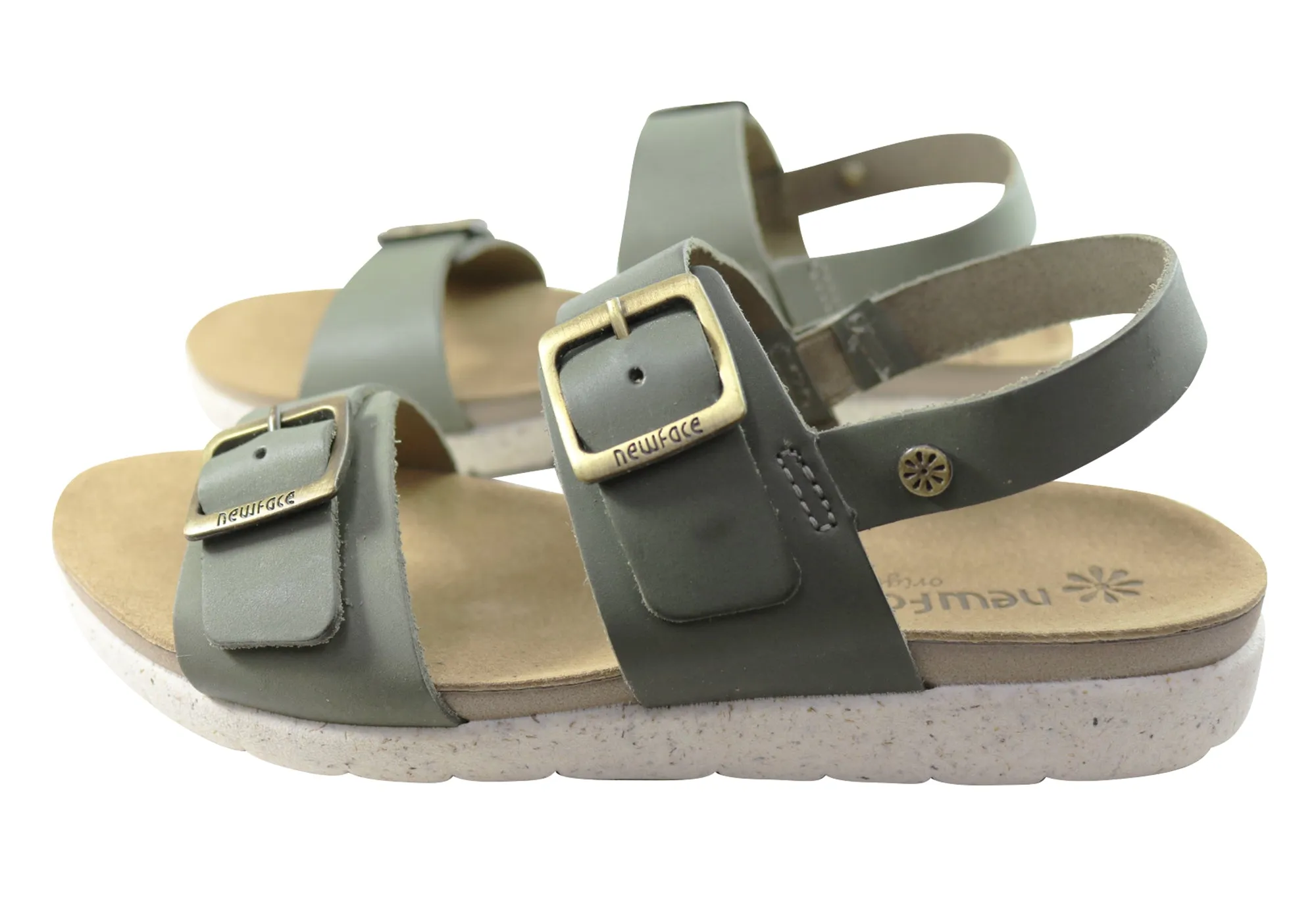 New Face Valley Womens Comfortable Leather Sandals Made In Brazil