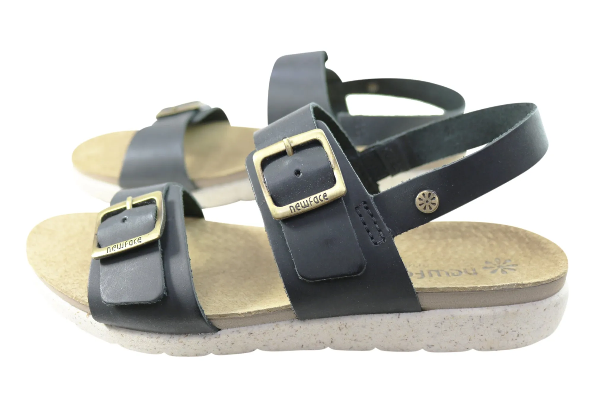 New Face Valley Womens Comfortable Leather Sandals Made In Brazil