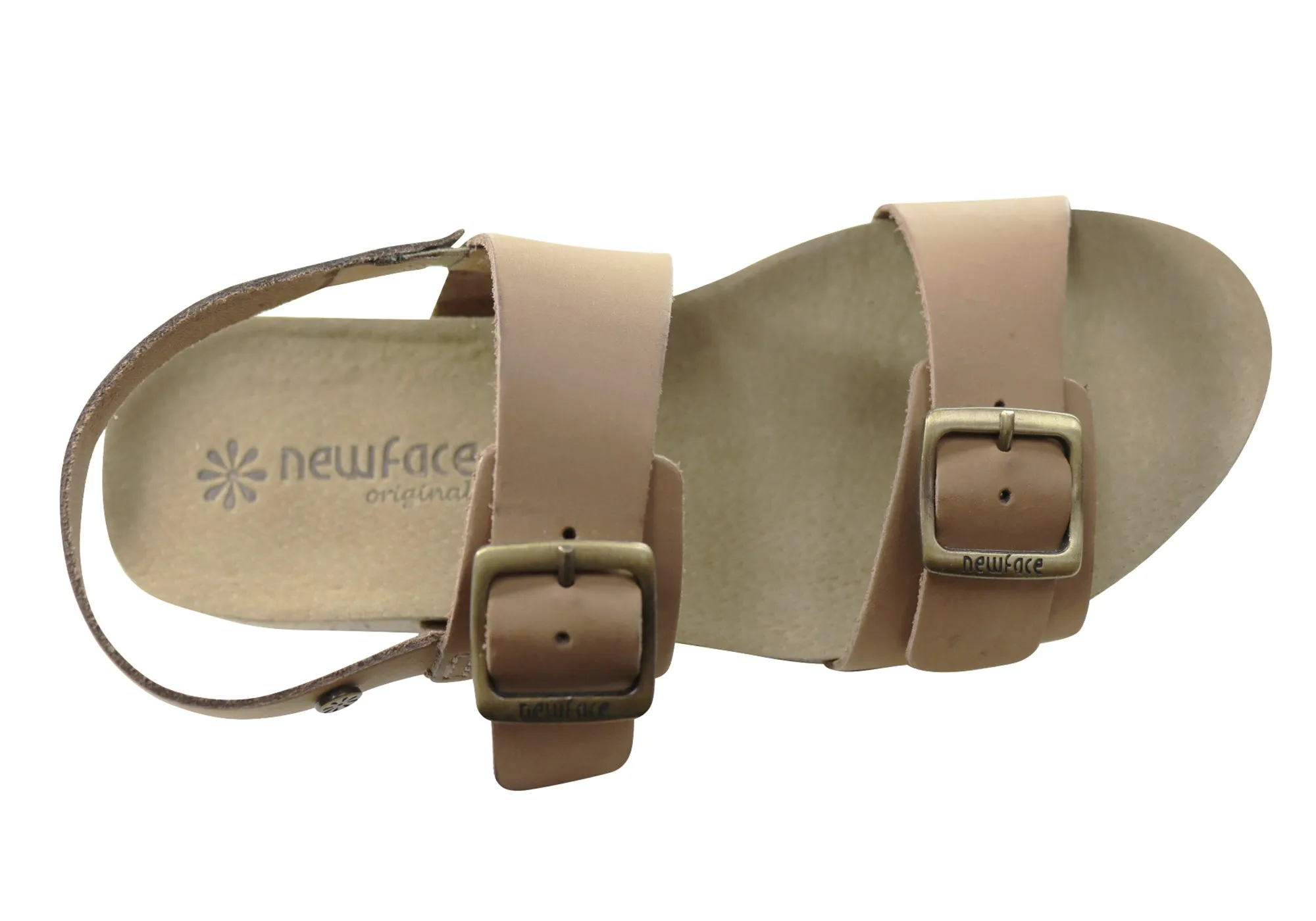 New Face Valley Womens Comfortable Leather Sandals Made In Brazil