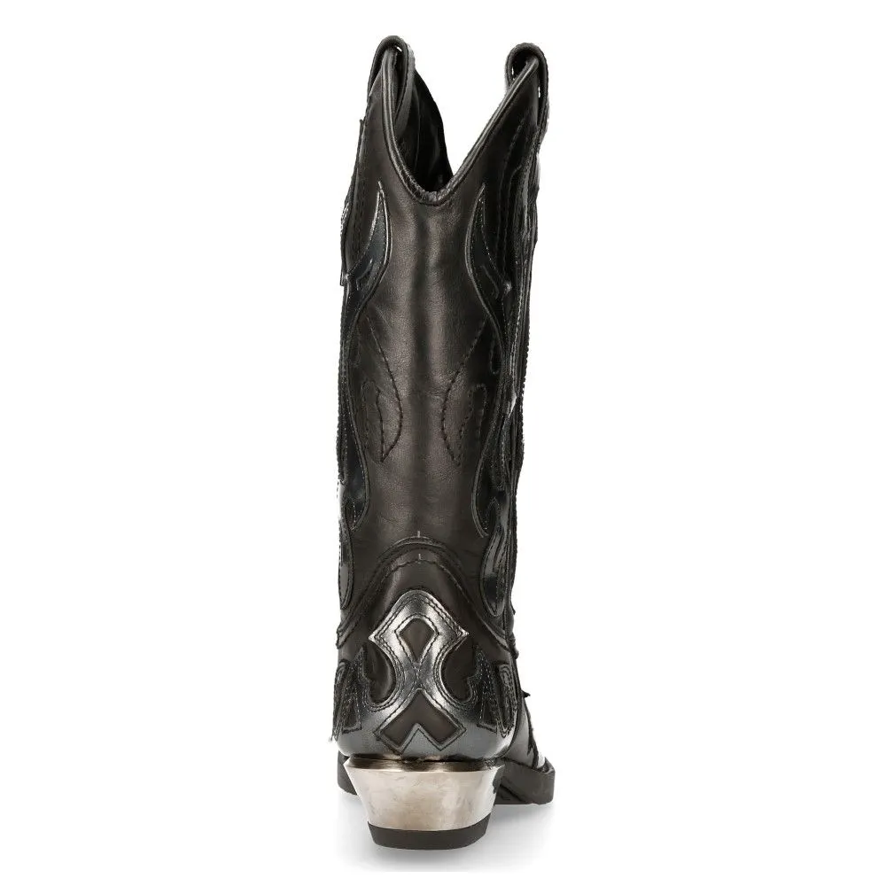 NEW ROCK - M-7921-S3 Flame Cowboy Boots