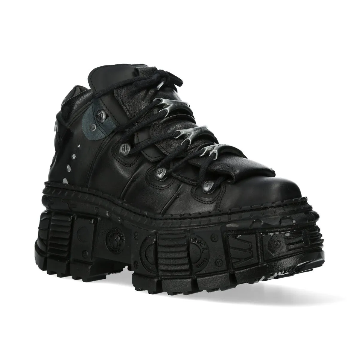 NEW ROCK -  WALL106-S12 Chunky Platform Gothic Boots